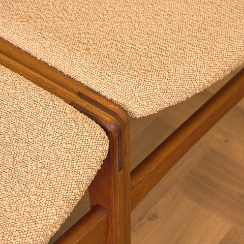 Danish set of 4 dining chairs by Erik Buch for Nova Stolefabrik