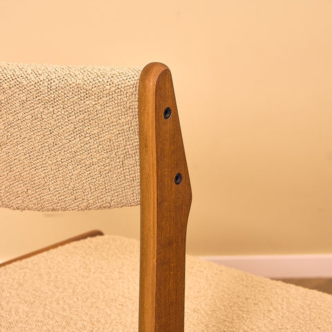 Danish set of 4 dining chairs by Erik Buch for Nova Stolefabrik