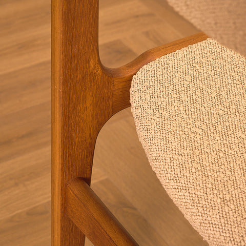 Danish set of 4 dining chairs by Erik Buch for Nova Stolefabrik