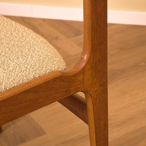 Danish set of 4 dining chairs by Erik Buch for Nova Stolefabrik