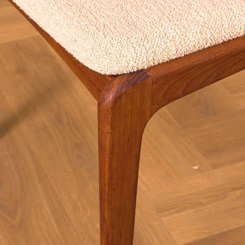 Danish set of 4 dining chairs in teak