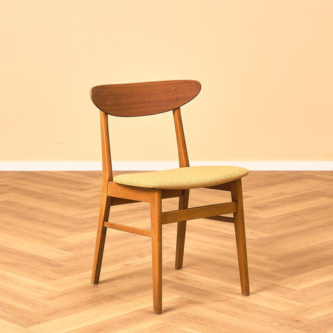 Dining chairs in teak & beech by Farstrup, model 210