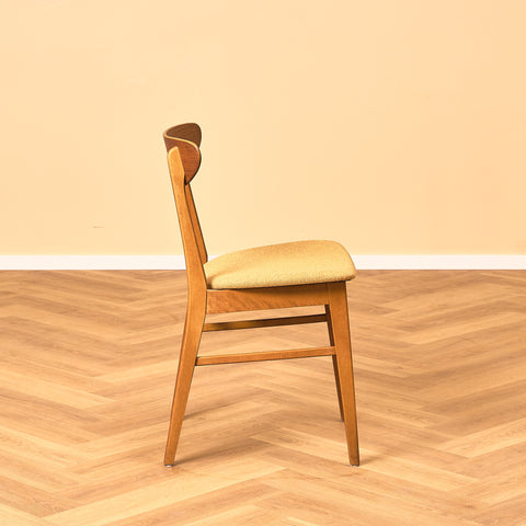 Dining chairs in teak & beech by Farstrup, model 210