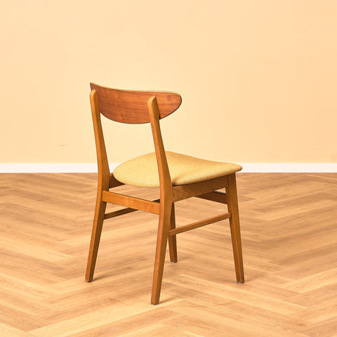 Dining chairs in teak & beech by Farstrup, model 210