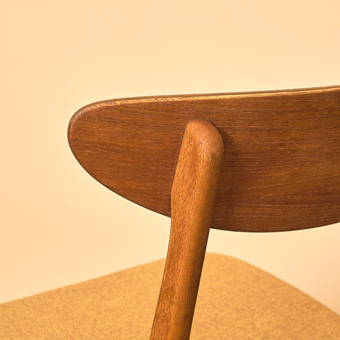 Dining chairs in teak & beech by Farstrup, model 210