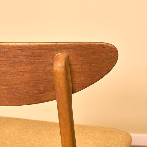 Dining chairs in teak & beech by Farstrup, model 210