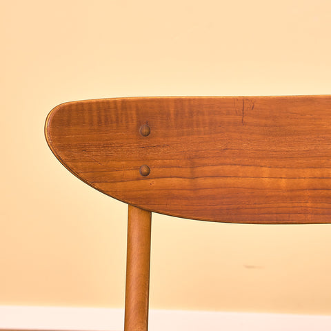 Dining chairs in teak & beech by Farstrup, model 210