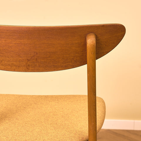 Dining chairs in teak & beech by Farstrup, model 210