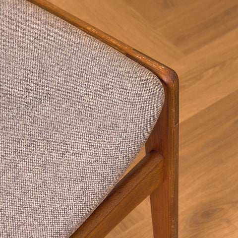 Danish set of 6 dining chairs in teak by Erik Buch for Nova Stolefabrik