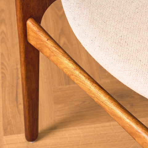 Danish dining chairs in Santos rosewood by Erik Buch for Oddense Maskinsnedkeri, model OD49