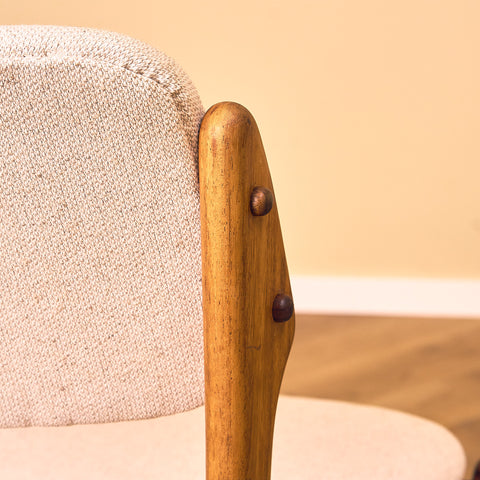 Danish dining chairs in Santos rosewood by Erik Buch for Oddense Maskinsnedkeri, model OD49