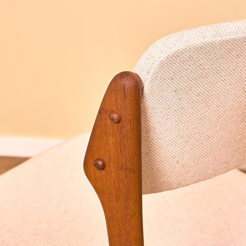 Danish dining chairs in teak by Erik Buch for Oddense Maskinsnedkeri, model OD49
