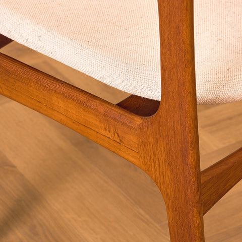 Danish dining chairs in teak by Erik Buch for Oddense Maskinsnedkeri, model OD49