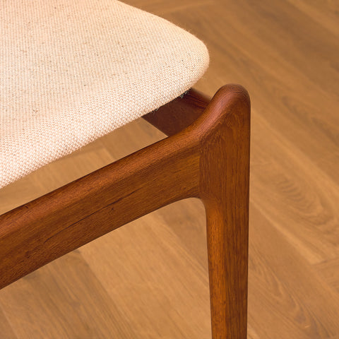 Danish dining chairs in teak by Erik Buch for Oddense Maskinsnedkeri, model OD49