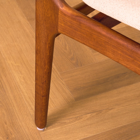 Danish dining chairs in teak by Erik Buch for Oddense Maskinsnedkeri, model OD49