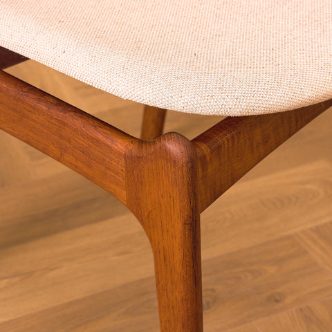 Danish dining chairs in teak by Erik Buch for Oddense Maskinsnedkeri, model OD49