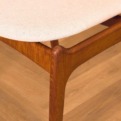 Danish dining chairs in teak by Erik Buch for Oddense Maskinsnedkeri, model OD49