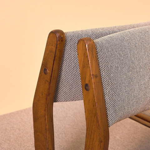 Danish dining chairs in walnut by Farstrup