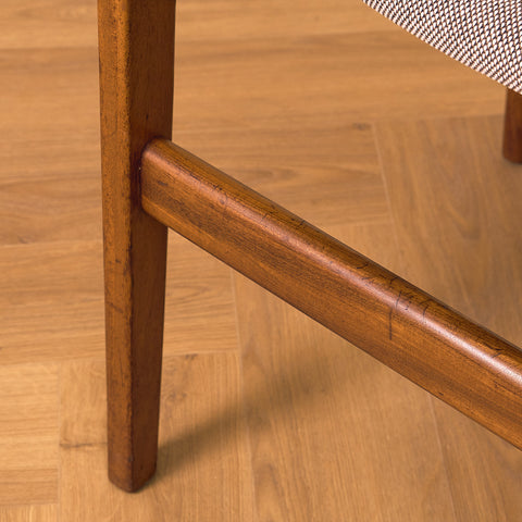 Danish dining chairs in walnut by Farstrup