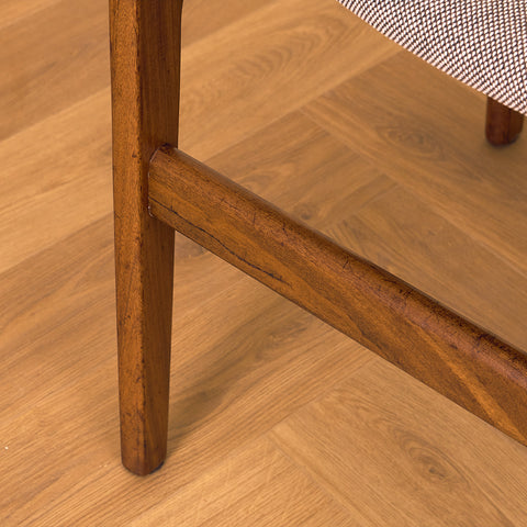 Danish dining chairs in walnut by Farstrup