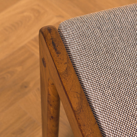 Danish dining chairs in walnut by Farstrup