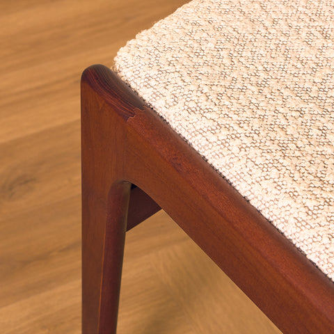 Danish dining chairs in mahogany by Erik Buch for Anderstrup Møbelfabrik, model 89