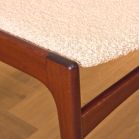Danish dining chairs in mahogany by Erik Buch for Anderstrup Møbelfabrik, model 89
