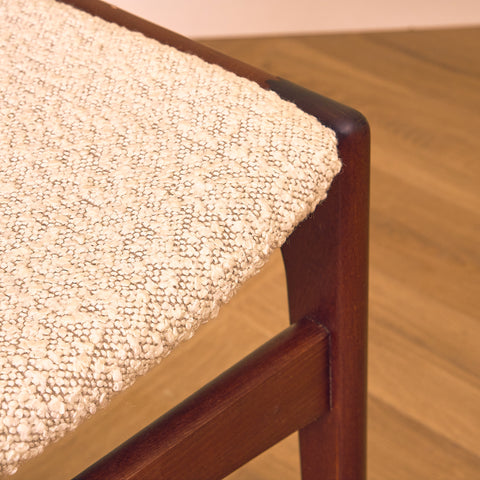 Danish dining chairs in mahogany by Erik Buch for Anderstrup Møbelfabrik, model 89