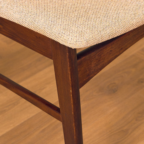 Danish dining chairs in stained beech & teak by SAX