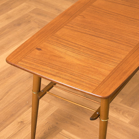 Swedish coffee table in teak and beech