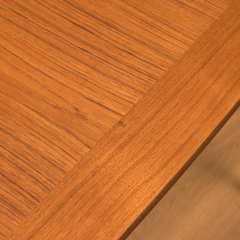 Swedish coffee table in teak and beech