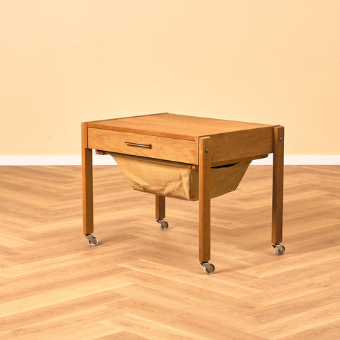 Danish side table in oak
