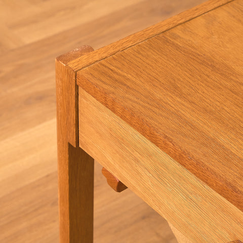 Danish side table in oak