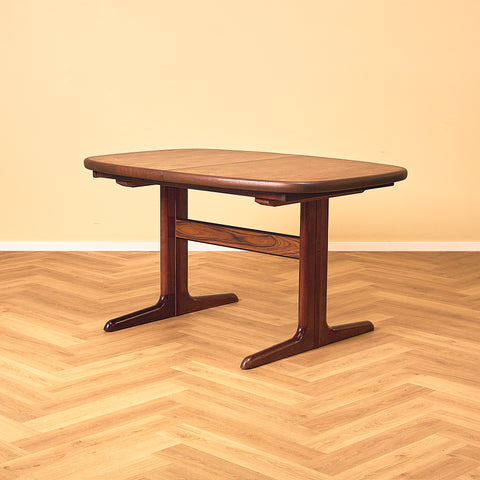Danish dining table in Santos rosewood by Skovby