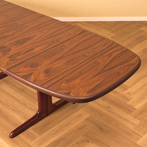 Danish dining table in Santos rosewood by Skovby