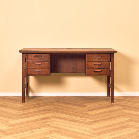 Vintage Teak Writing Desk, Denmark 1960s