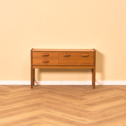 Swedish side table in teak