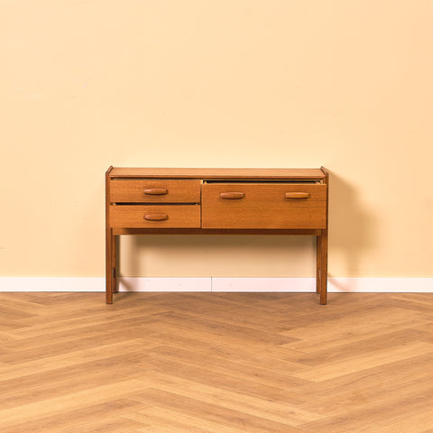 Swedish side table in teak