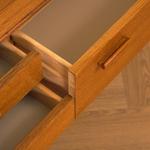 Swedish side table in teak