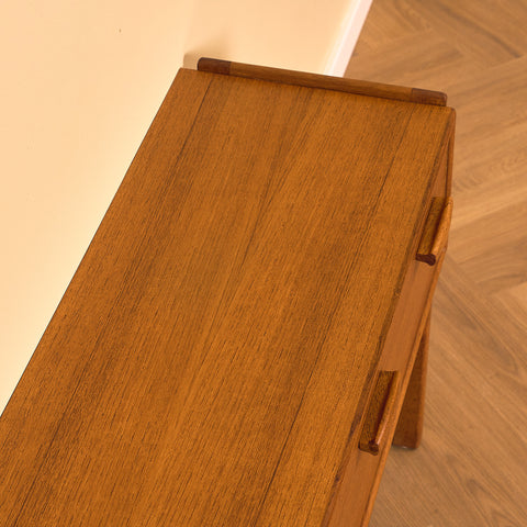 Swedish side table in teak