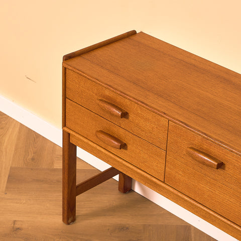 Swedish side table in teak
