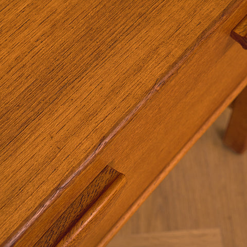 Swedish side table in teak