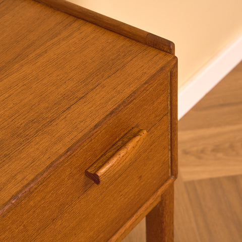 Swedish side table in teak