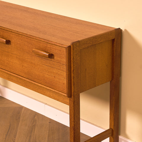 Swedish side table in teak