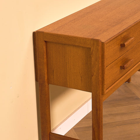 Swedish side table in teak