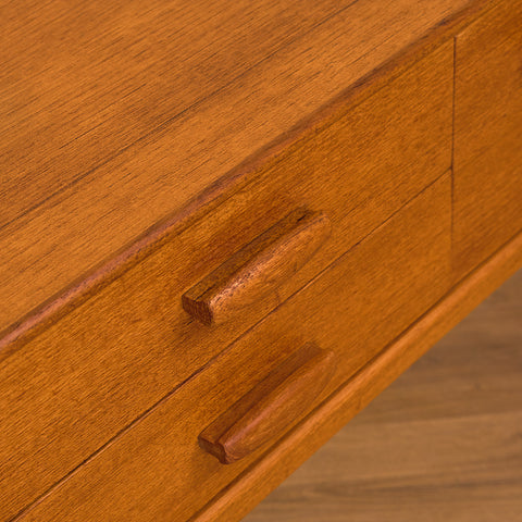 Swedish side table in teak