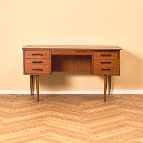 Vintage Teak Writing Desk by Edmund Jorgensen, Denmark 1960s