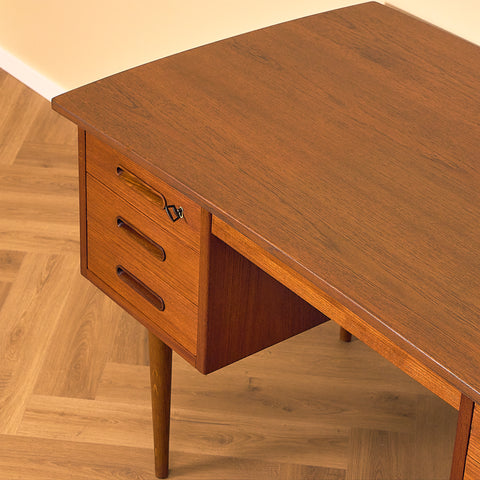 Vintage Teak Writing Desk by Edmund Jorgensen, Denmark 1960s