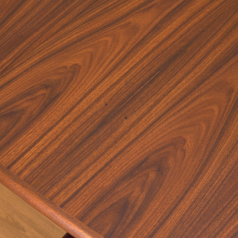 Danish oval dining table in Santos rosewood by Gudme Møbelfabrik