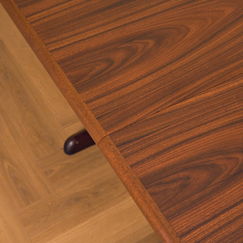 Danish oval dining table in Santos rosewood by Gudme Møbelfabrik